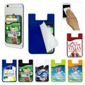 Phone Wallet with Detachable Microfiber Cleaning Cloth (Overseas)